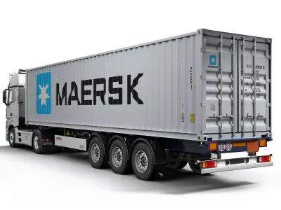  Mercedes Actros Container 