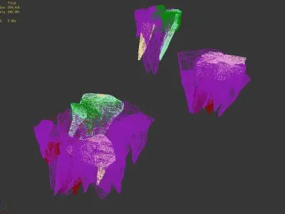 Dragon Hall - Left Cliff 0231 3D model