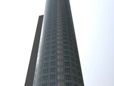 Moscow Red Hills Low-poly 3D model