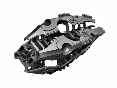 Eternal Dynasty Void Cannon Wargame Proxy Miniature 3D print model