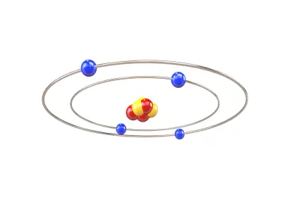 Beryllium Chemical Element v1 001 Low-poly 3D model