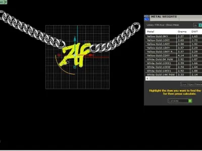  Symbol necklace 3D print model