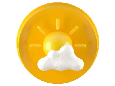 Weather Symbols Collection 3D model