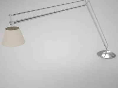 lamp04 floor lamp with shade 3D model
