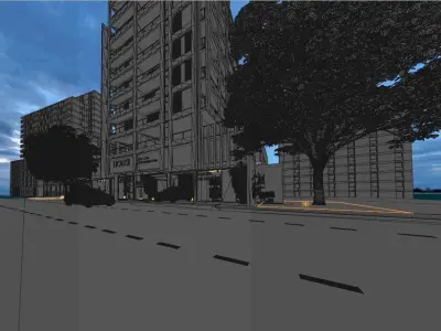 HOUSI RESIDENCIAL BUILDING 3D model