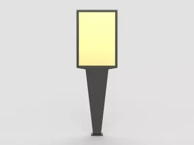 Citylight Poster 3d model 3D model