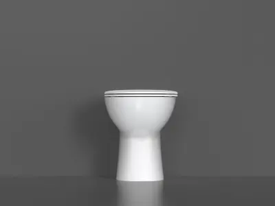 WC42 Toilet 3D model