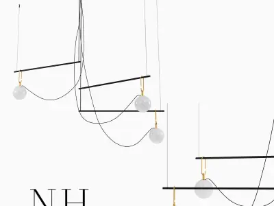 NH S4 chandelier 3D model