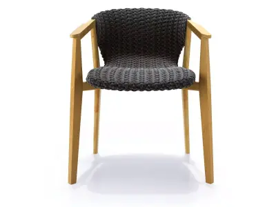 Knit Dining Armchair 3D model