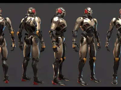 Robot Character 3D model