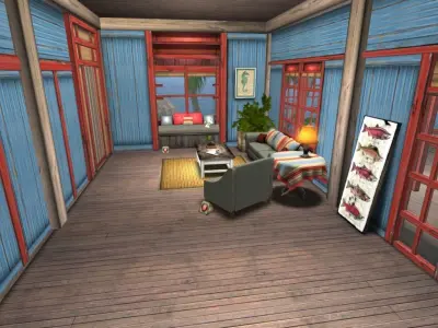HOUSE BAHIA ASIAN  Low-poly 3D model