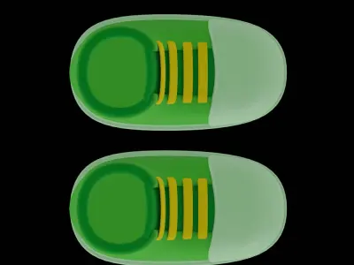  Kids Shoes  Free 3D model