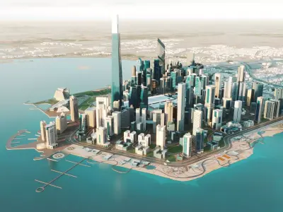 Doha City Qatar 3D model