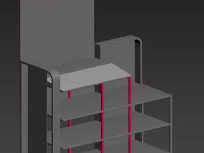  Standit Displays 3D model