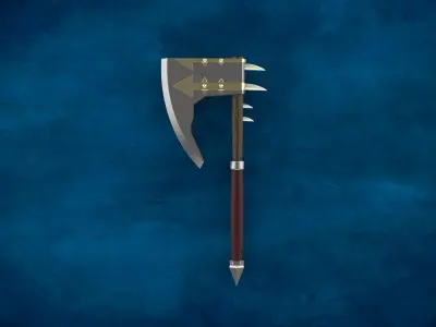 Warhammer Chaos Axe Variant 3D print model