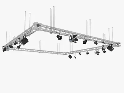 Light Truss 3 3D model