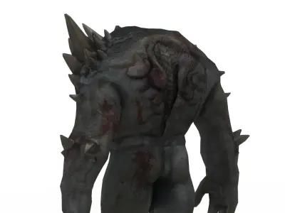 Venomfiend Monster 3D Model Game-Ready Animated Creature Low-poly 3D model