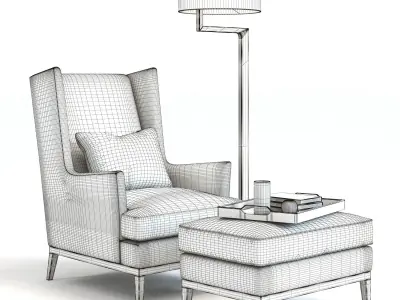 Sofa and Chair Blake Armchair  3D model