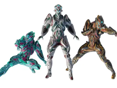 Low Poly - Cyborg Sentient Low-poly 3D model