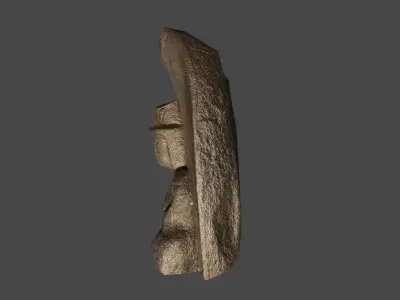 Antique Kannon 3D Model 3D model