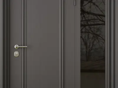 Entrance door set28 3D model