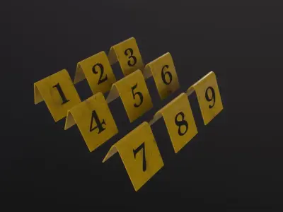 Crime Evidence 3D Model Low-poly 3D model