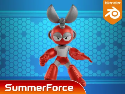 Cutman - Megaman Powered up 3D model