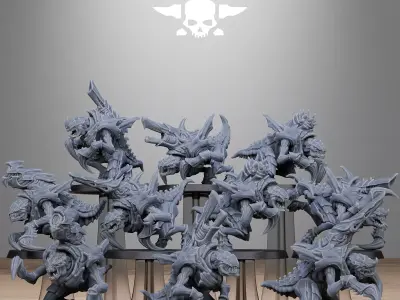 Xenarid Karnyxes 3D print model