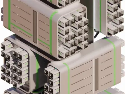 Sci-fi Tower 004 3D model
