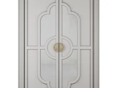 Entrance door set176 3D model