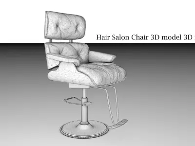 Hair Salon Chair 3D model 3D model 3D model