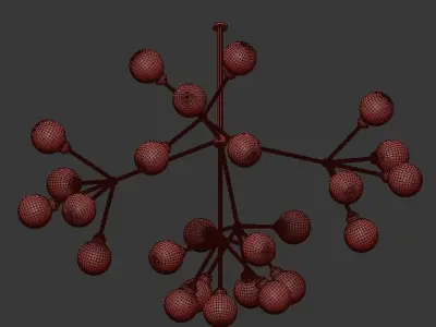 Tech Lighting Mara Chandelier 3D model