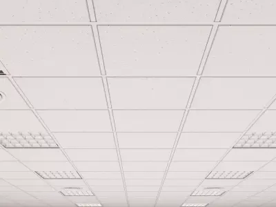 Armstrong False Ceilin Railclone Parametric 3D model