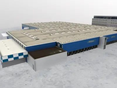 EDDF Storage 5 Low-poly 3D model