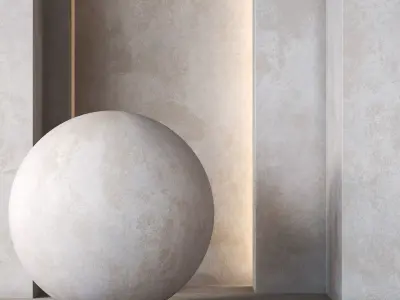 Scandinavian Plaster Wall Texture 4K - Seamless Texture