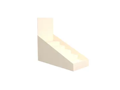 Product Display Stand Cardboard v1 003 Low-poly 3D model