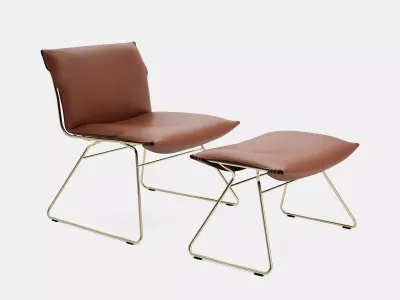 DS 515 Lounge without Armrests 3D model