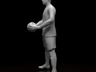 Neuer Bayern Munich Football Player STL files 3D print model 3D print model