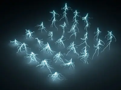 Lightning Pack v27 3D model