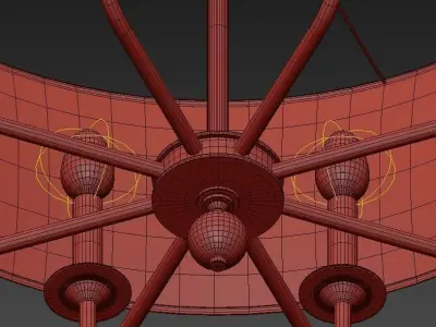 Ethan Allen Chandelier 3D model