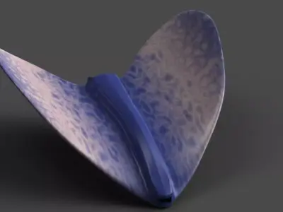 Ray space yacht 3D print model