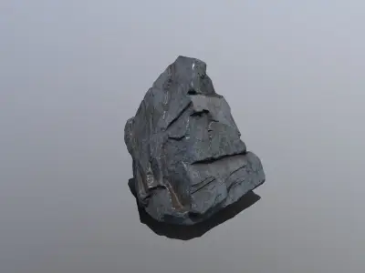 Rock Set Low-poly 3D model