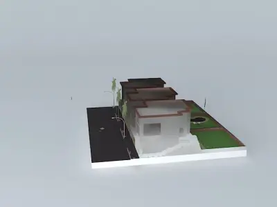 Viletta terraced Free 3D model
