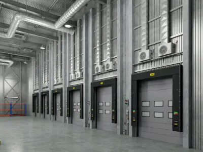 Warehouse Logistic 9 interior 3D model