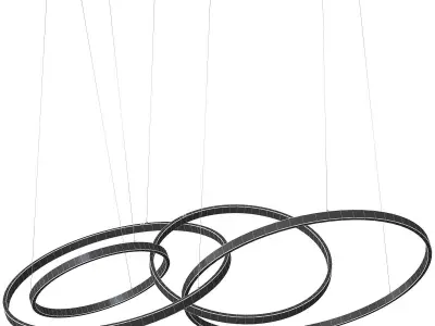 Oracle Rings Horizontal by Anzazo 3D model