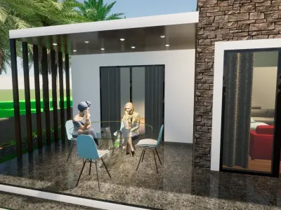 MODERN HOUSE 3D print model