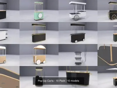 Pop Up Carts - 10 Pack