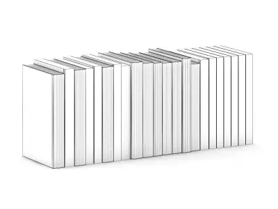 Architecture and Design Books 1 3D model