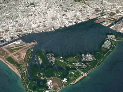 Cityscape Toronto Canada 3D model