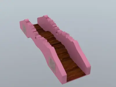 dragon bridge toy 3D model